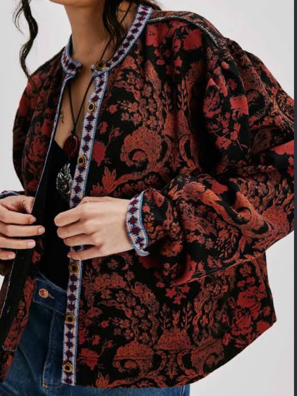 NWT Free People Drifter Sweatshirt/Button-Up Jacket XL